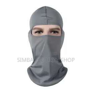 Dark Grey Light Balaclava Full Face Cover Mask Helmet Gray