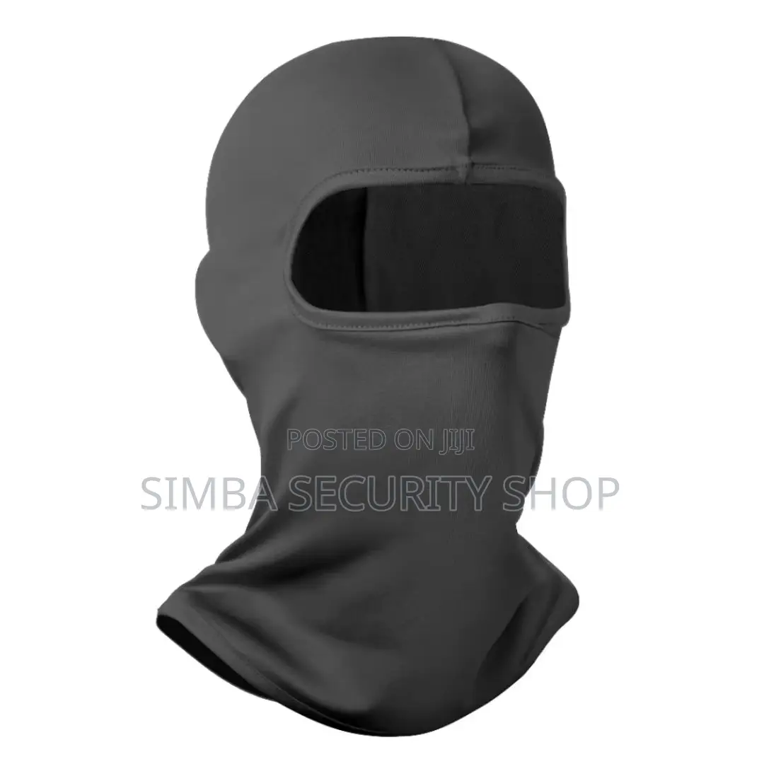 Dark Grey Light Balaclava Full Face Cover Mask Helmet Gray