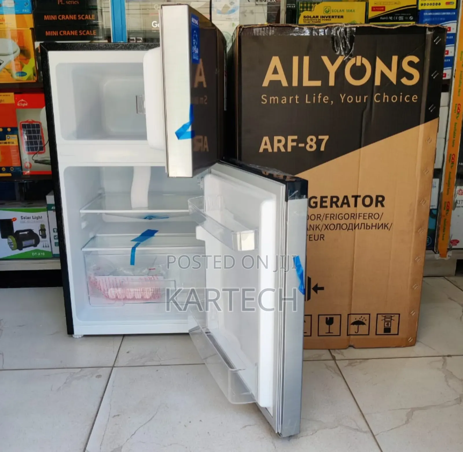 Ailyons Double Door Fridge 87 Litres