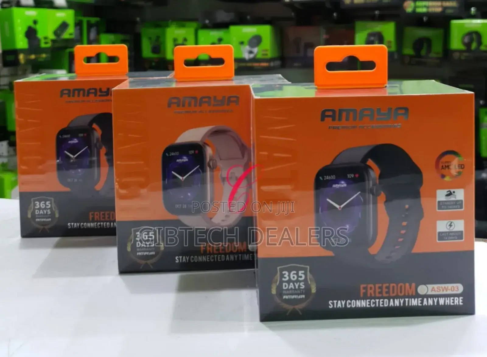 Amaya ASW-03 Super AMOLED 3 Smart Watch