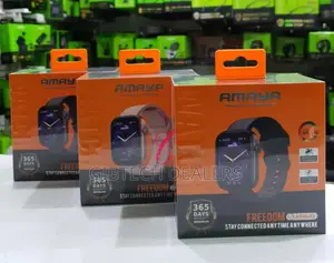 Amaya ASW-03 AMOLED 3 ATM Smart Watch 512MB Flash Memory