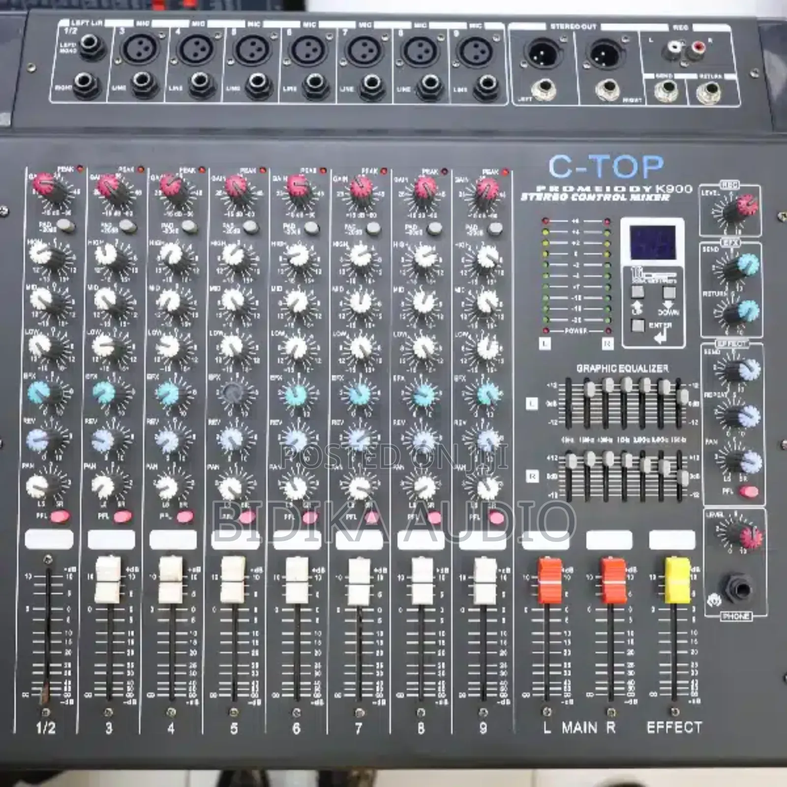 C- Top 8 Channel Mixer