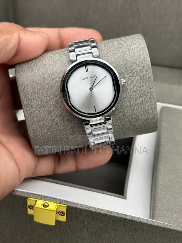 Silver Ladys Watch Ck - main view