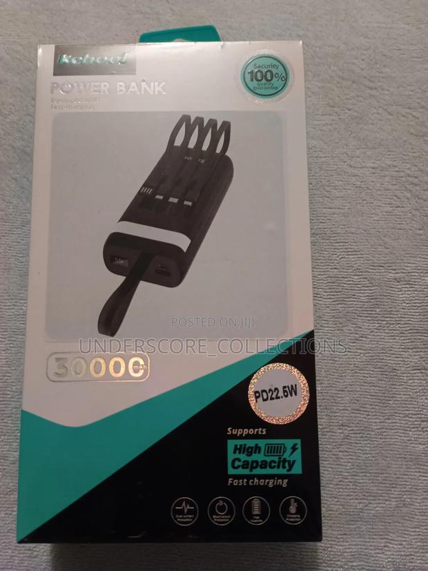 Black 4 Cable 30,000 Mah Power - thumbnail 3