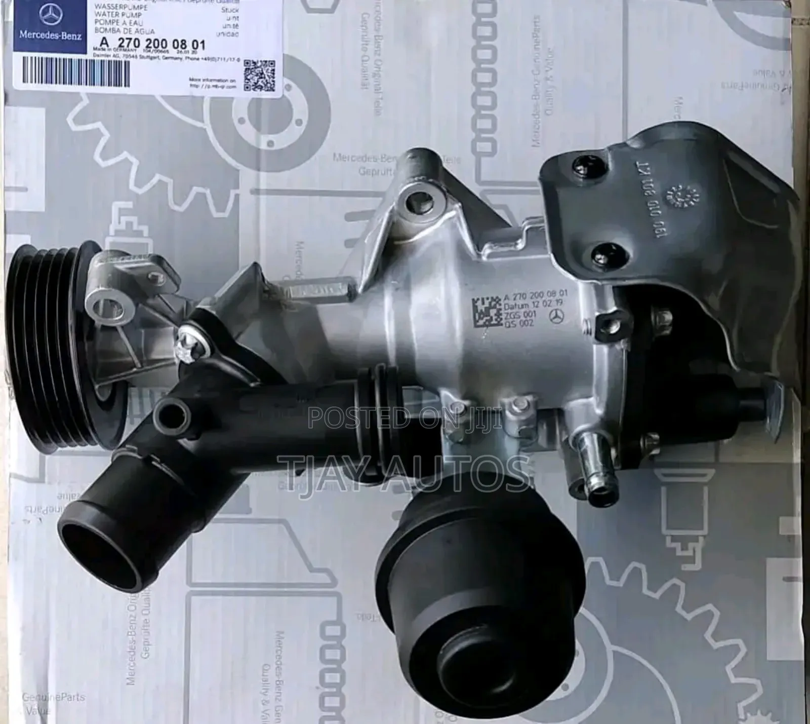 Water Pump for Mercedes a-Class W176 A160 A180 2702000800