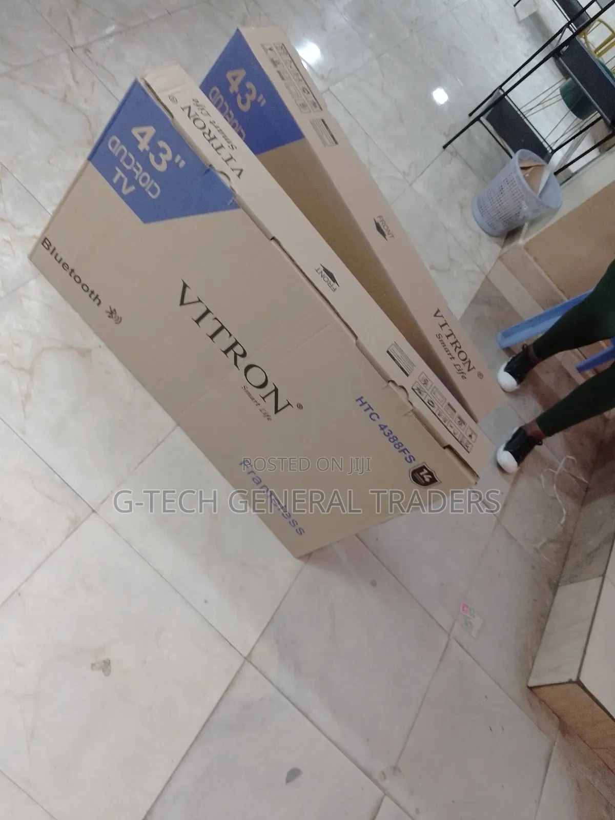 Vitron Frameless 43inch Smart Android, Youtube, Netflix