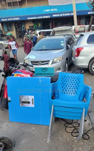 Premium Plastic Table + Plastic Chairs With Metal Legs