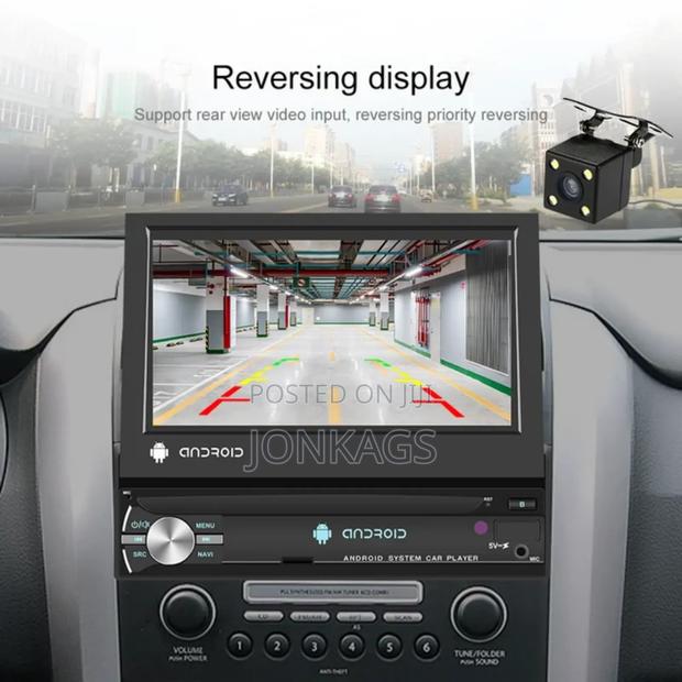 Foldable Single Din 7' Android Radio Android Auto Carplay - thumbnail 7