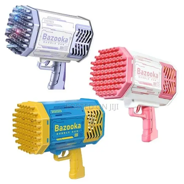 Multi-Color LED Bubble Gun – Light Up Your Bubble Fun