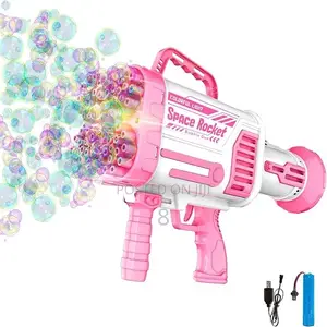 Portable Bubble Gun Machine – Colorful, Fun, and Mess-Free