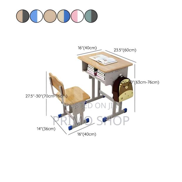 Adjustable Kids Study Table Desk - thumbnail 3