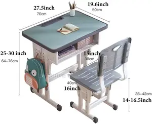 Kid's Adjustable School Desk Chair