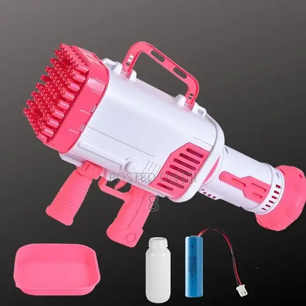 Colorful Bubble Bazooka – Ultimate Bubble Power for Kids
