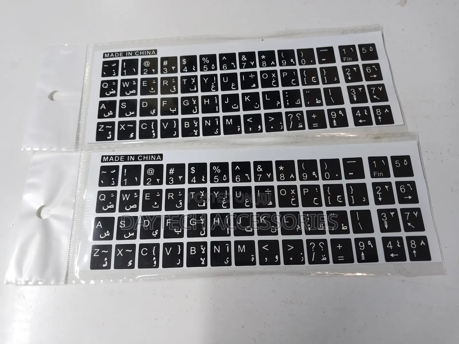 Stickers Arabic and English Characters for the Keyboard