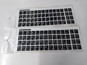 Stickers Arabic and English Characters for the Keyboard