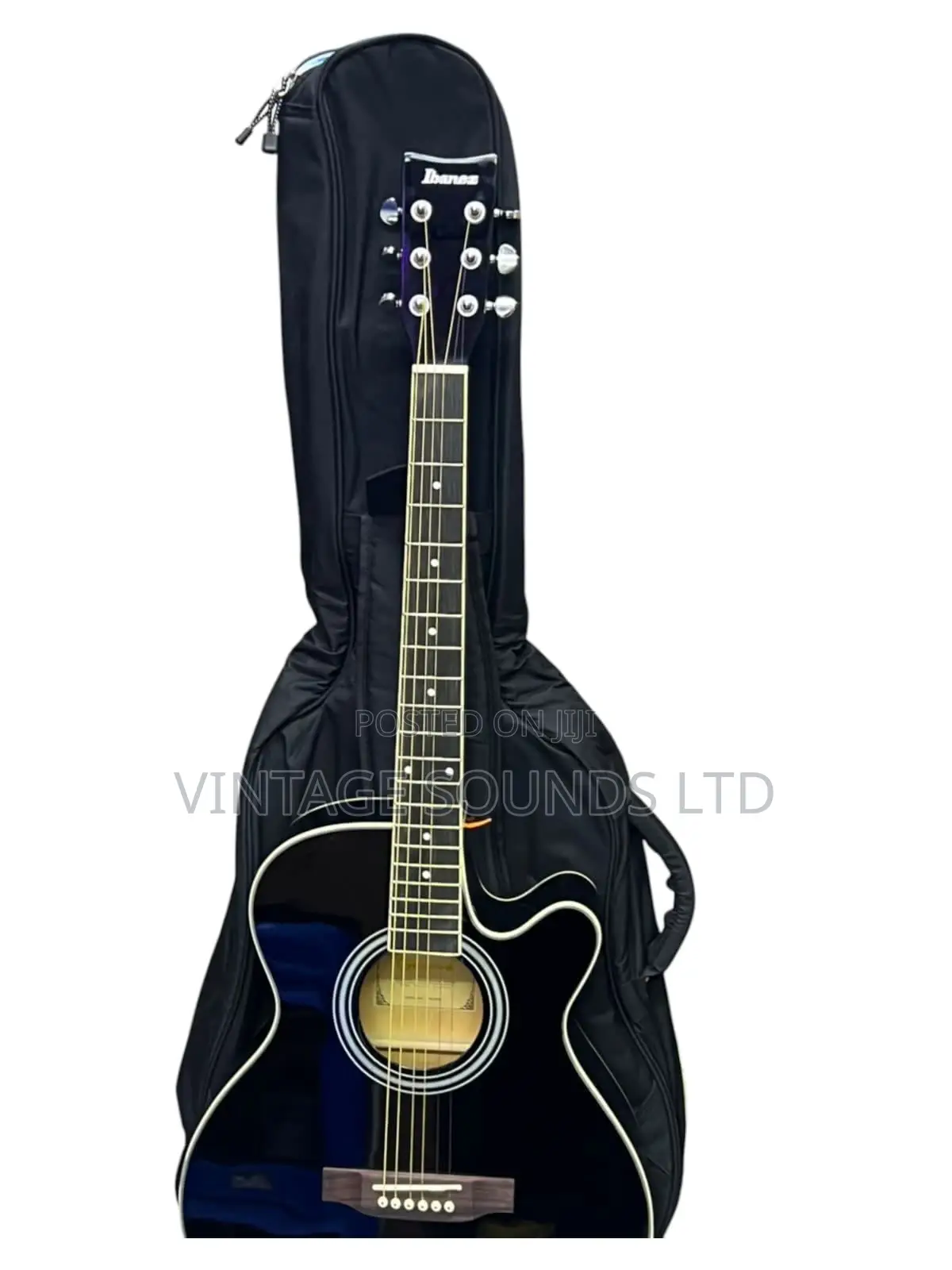40” Ibanez Semi Acoustic Guitar +Bag (Bk)