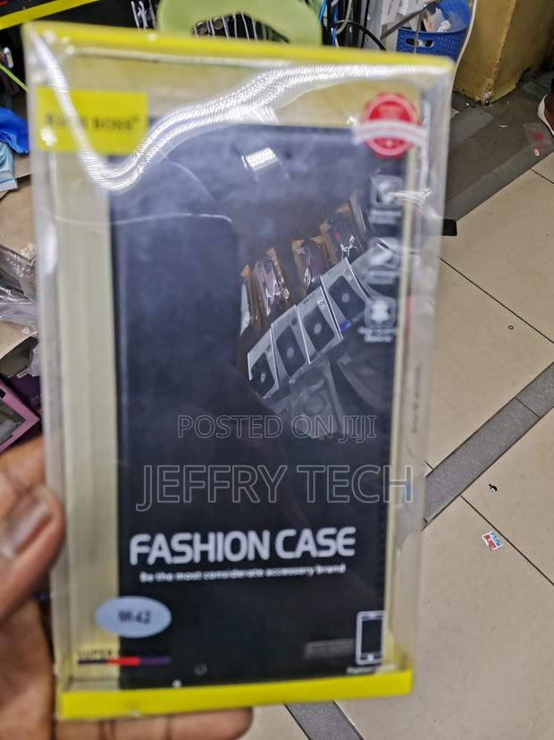 Universal Leather Flip Case for Nokia 4.2 -Black - main view