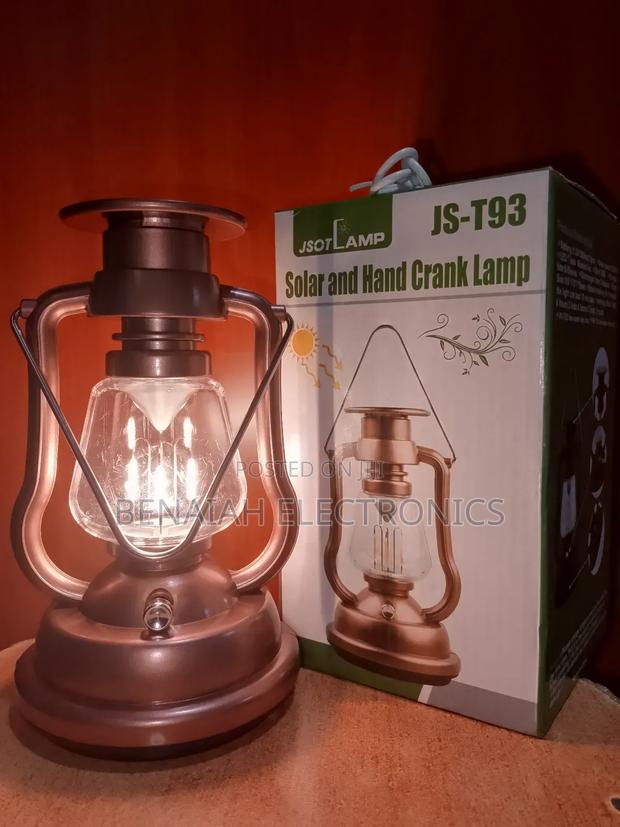 Rechargeable, Solar/Hand Crank Lamp - thumbnail 2