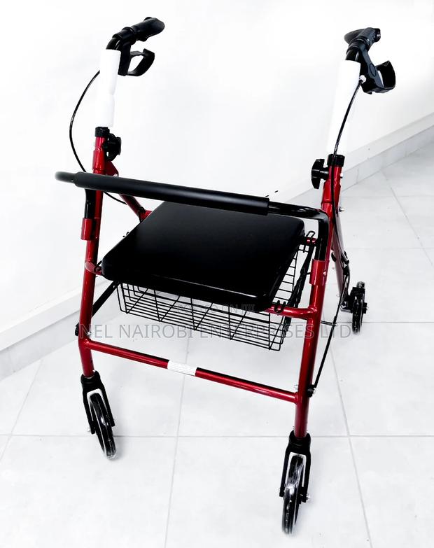 Walking Rollator With Seat - thumbnail 2