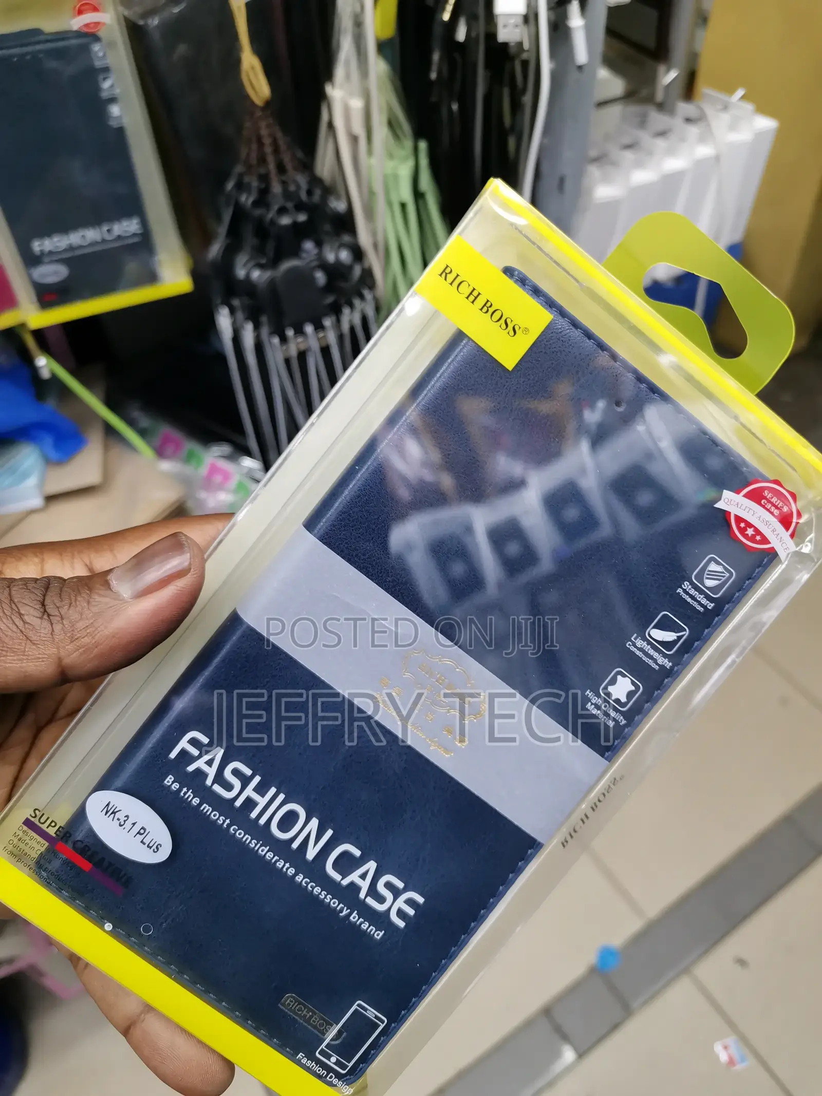Universal Richboss Flip Cover for Nokia 3.1 Plus -Blue