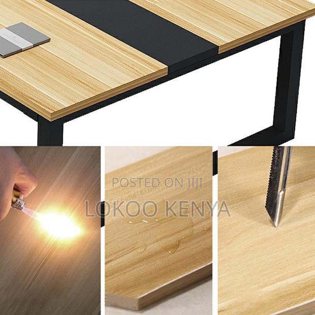Boardroom Table: 2400mm Mahogany Boardroom Table - thumbnail 6