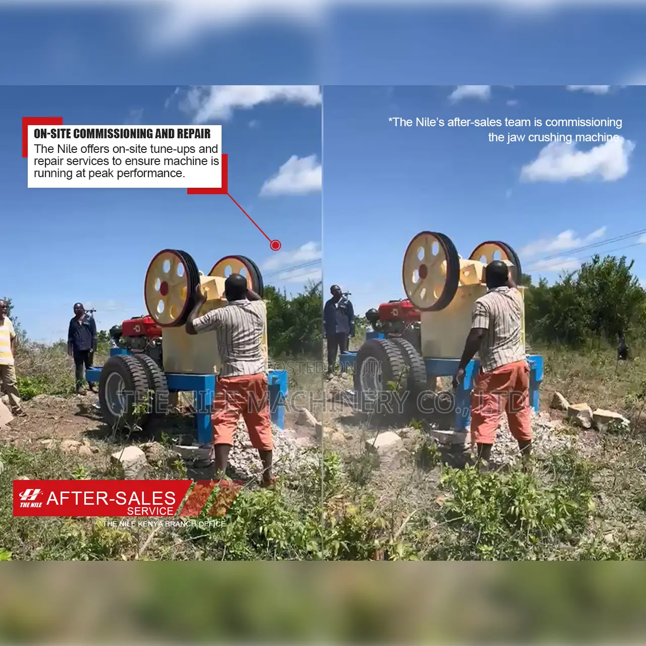 The Nile Machinery Co., LTD Offer After-Sales Service Local