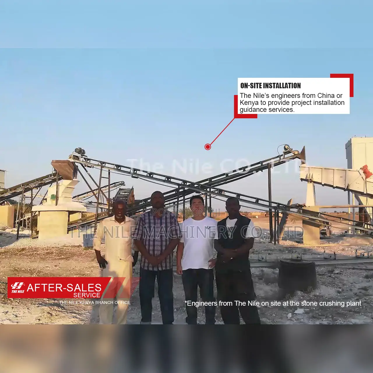 The Nile Machinery Co., LTD Offer After-Sales Service Local