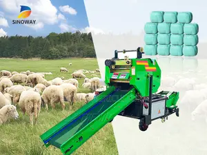 Mini Automatic Hay and Straw Baler