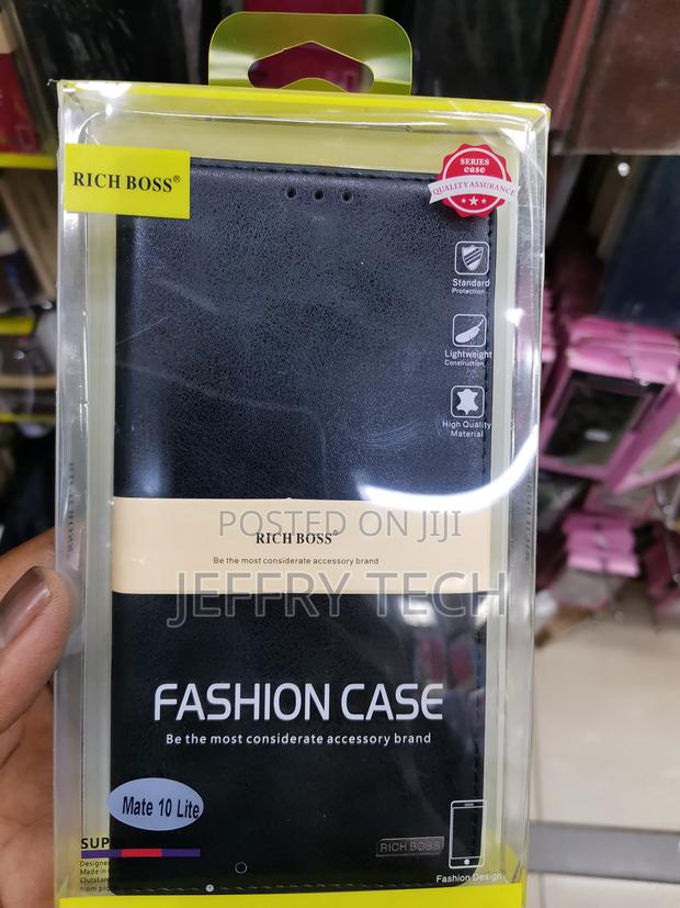 Universal Richboss Flip Huawei Mate 10 Lite Cover -Black