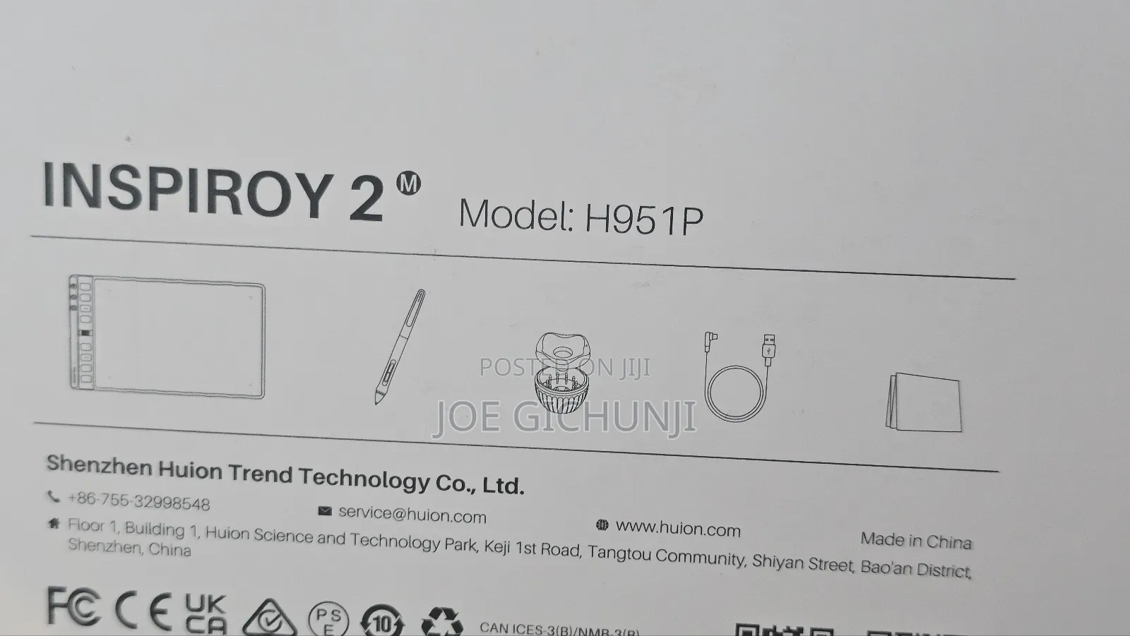 Huion Inspiroy 2 M - Graphics Drawing Tablet H951p
