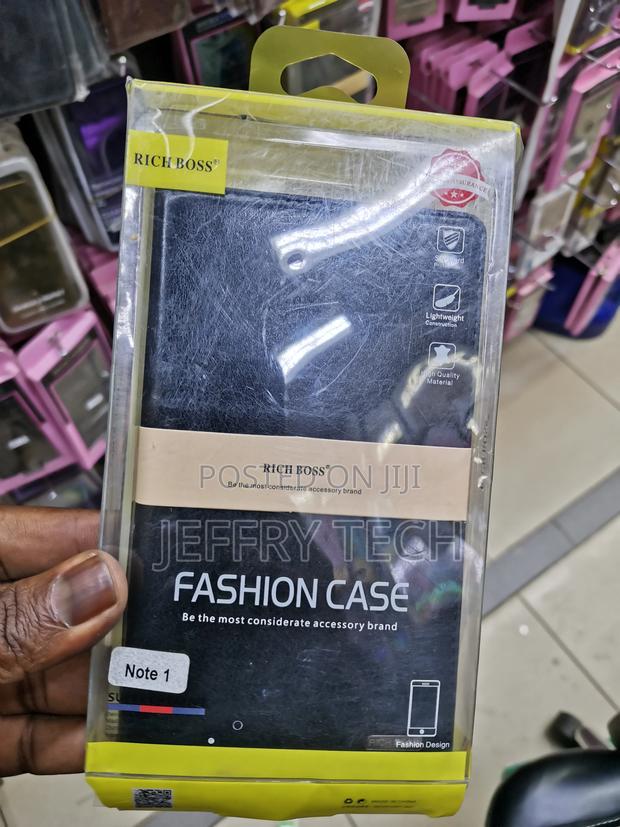 Universal Richboss Flip Case for Samsung Note 1 -Black - main view