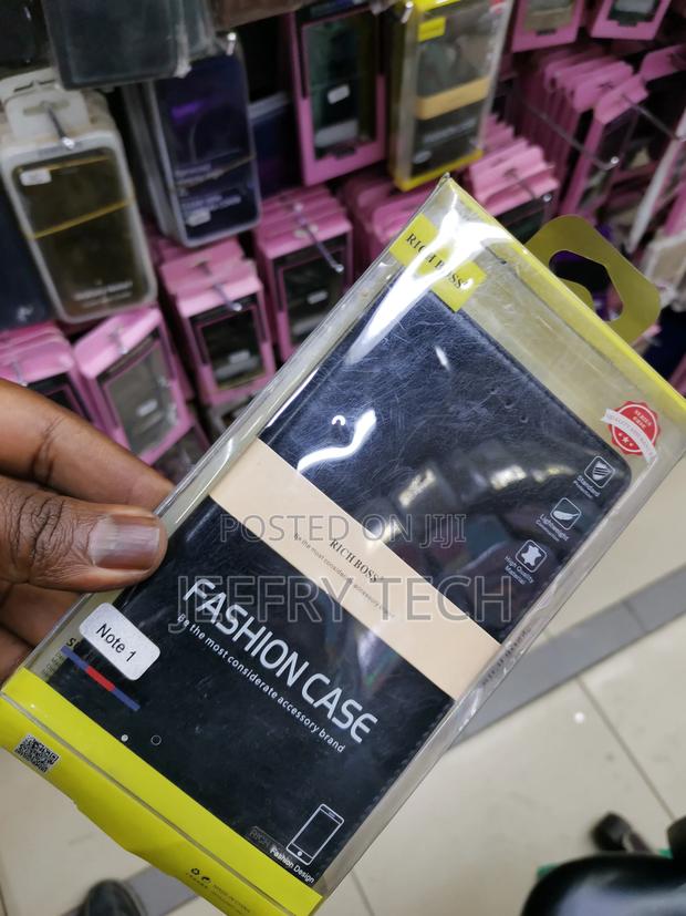 Universal Richboss Flip Case for Samsung Note 1 -Black - thumbnail 3