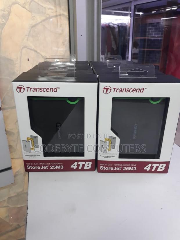 Transcend External Hdd 4tb - Iron Grey - Ts4tsj25m3s - main view