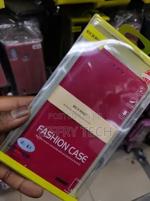 Universal Nokia 6.1 Rich Boss Leather Flip Case -Pink