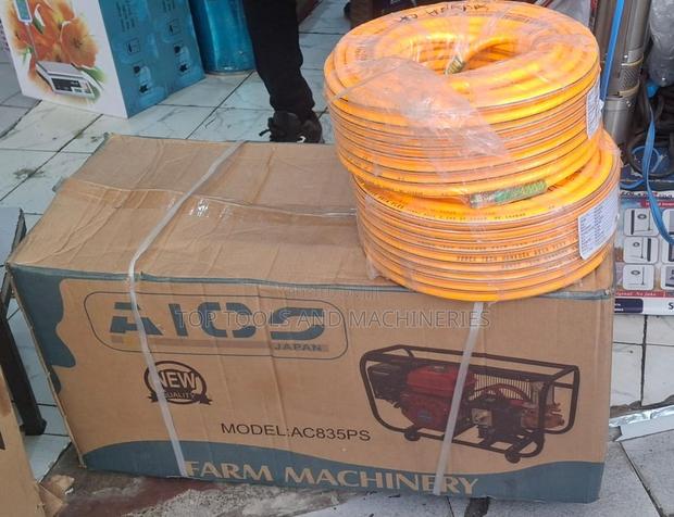 Aico Japan Trolley Sprayer With 450ft Spraying Pipe - main view