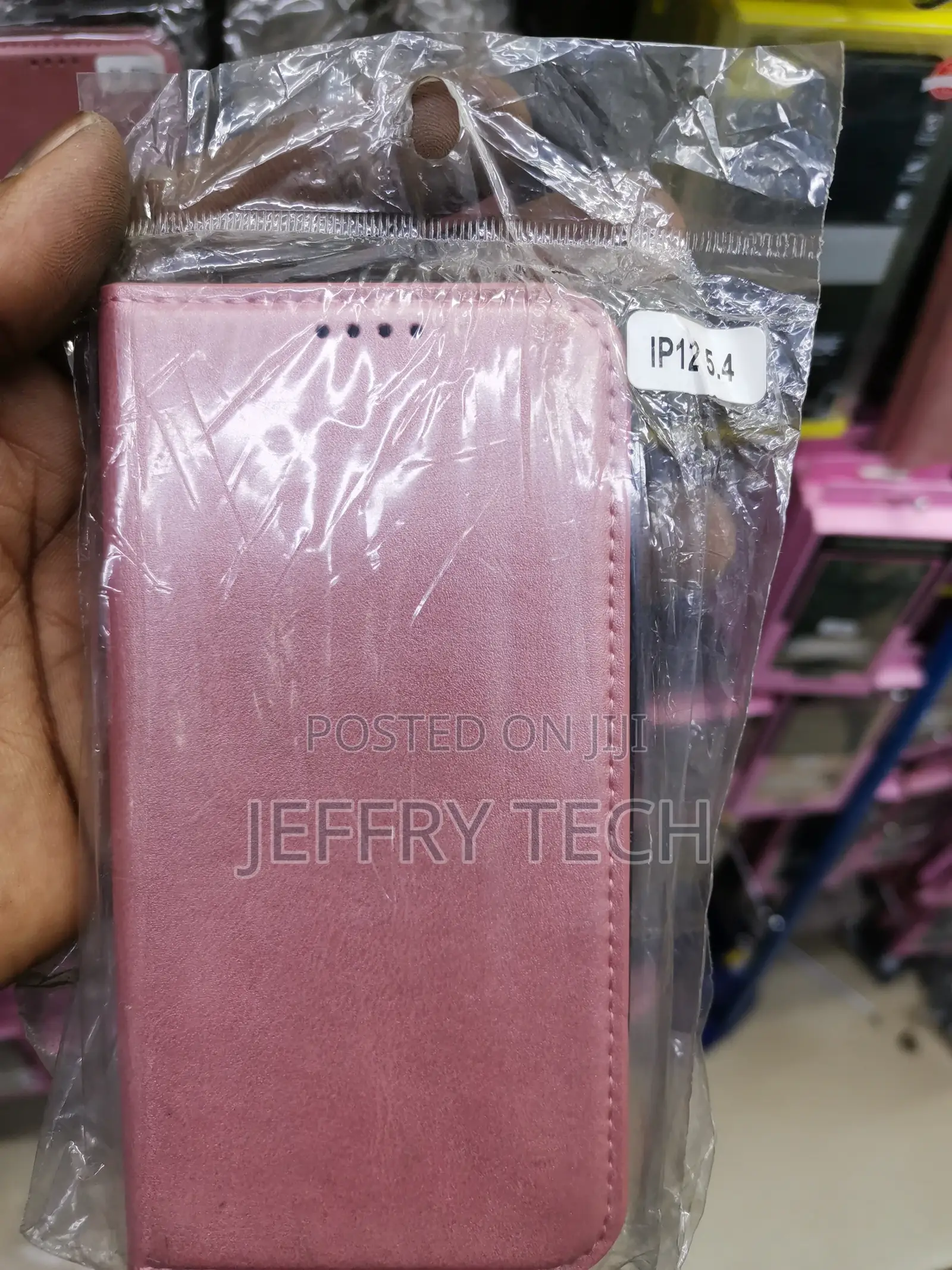 Richboss Flip Case for iPhone 12 Mini (5.4 Inch )-Pink
