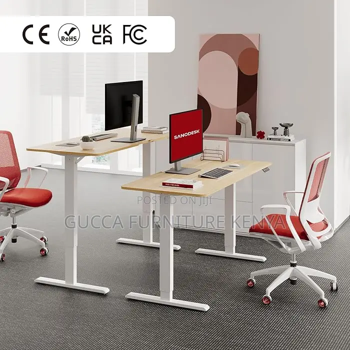 Office Desks:1.8 Meters Sit Stand Electric Adjustable Desk