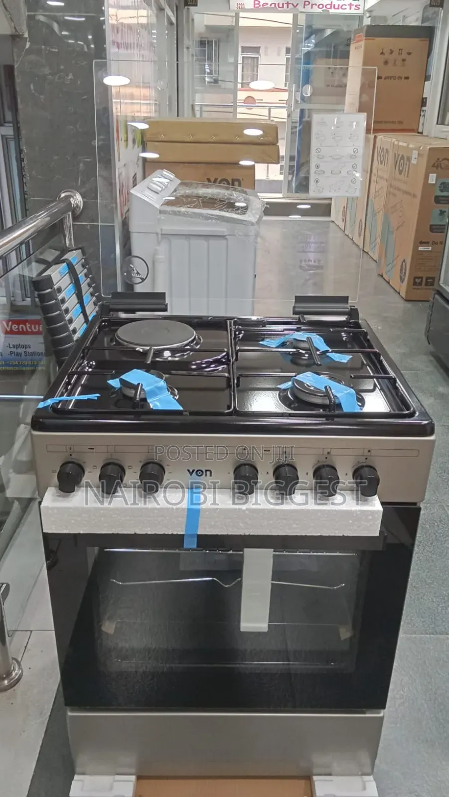 Von Silver 60×60 Standing 3+1 Cooker