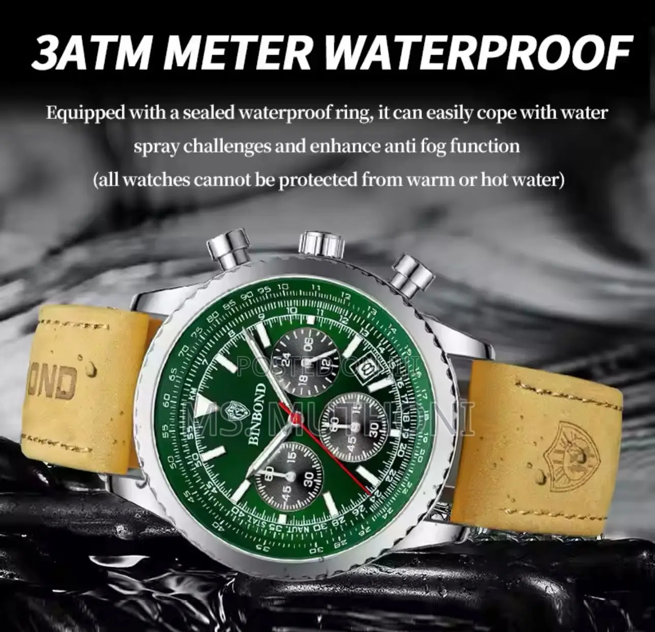 New Binbond Chronograph Gents Watch