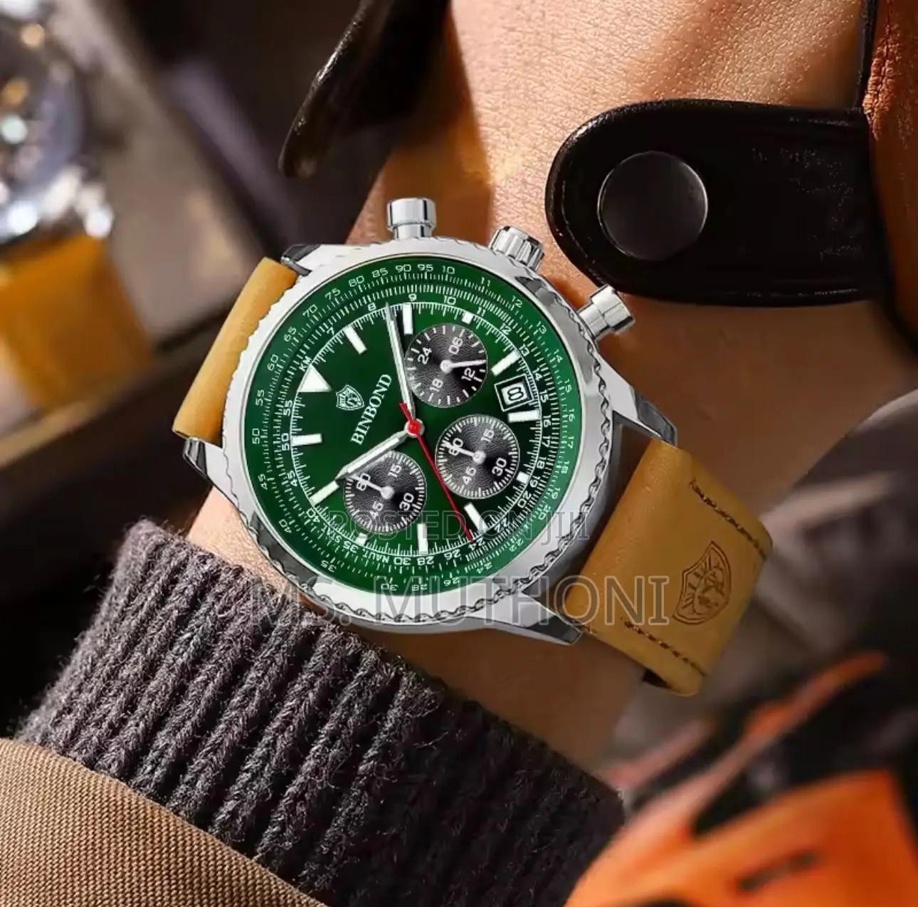 New Binbond Chronograph Gents Watch
