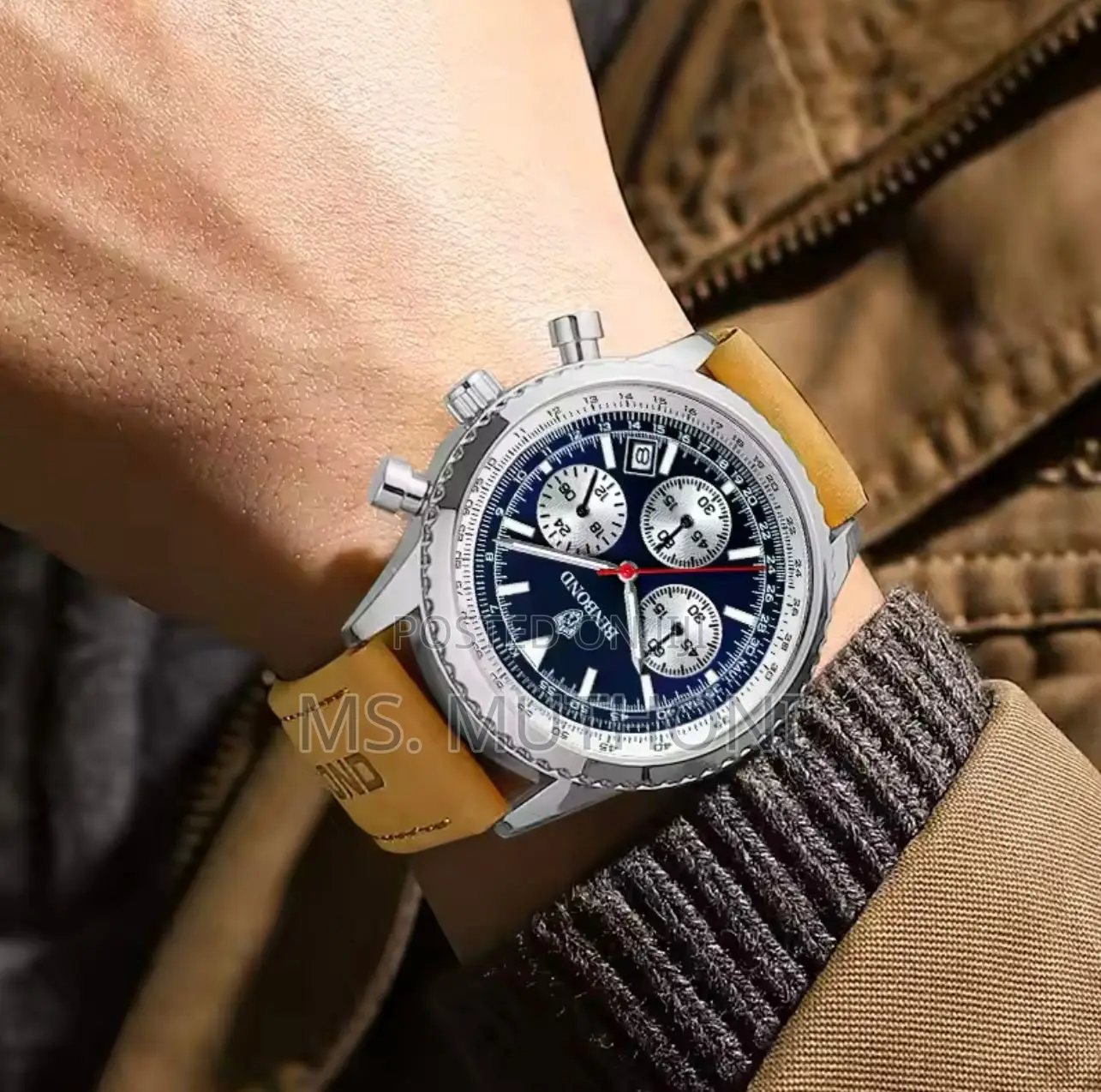 New Binbond Chronograph Gents Watch