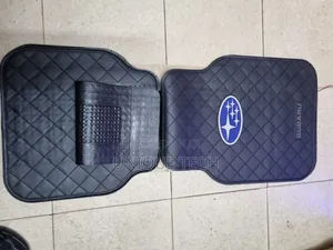 2 PCS Set Branded Rubber Car Mats All-Weather