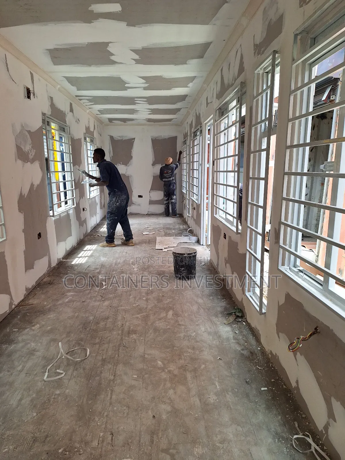 Container Office Fabrication- Ongoing Project.