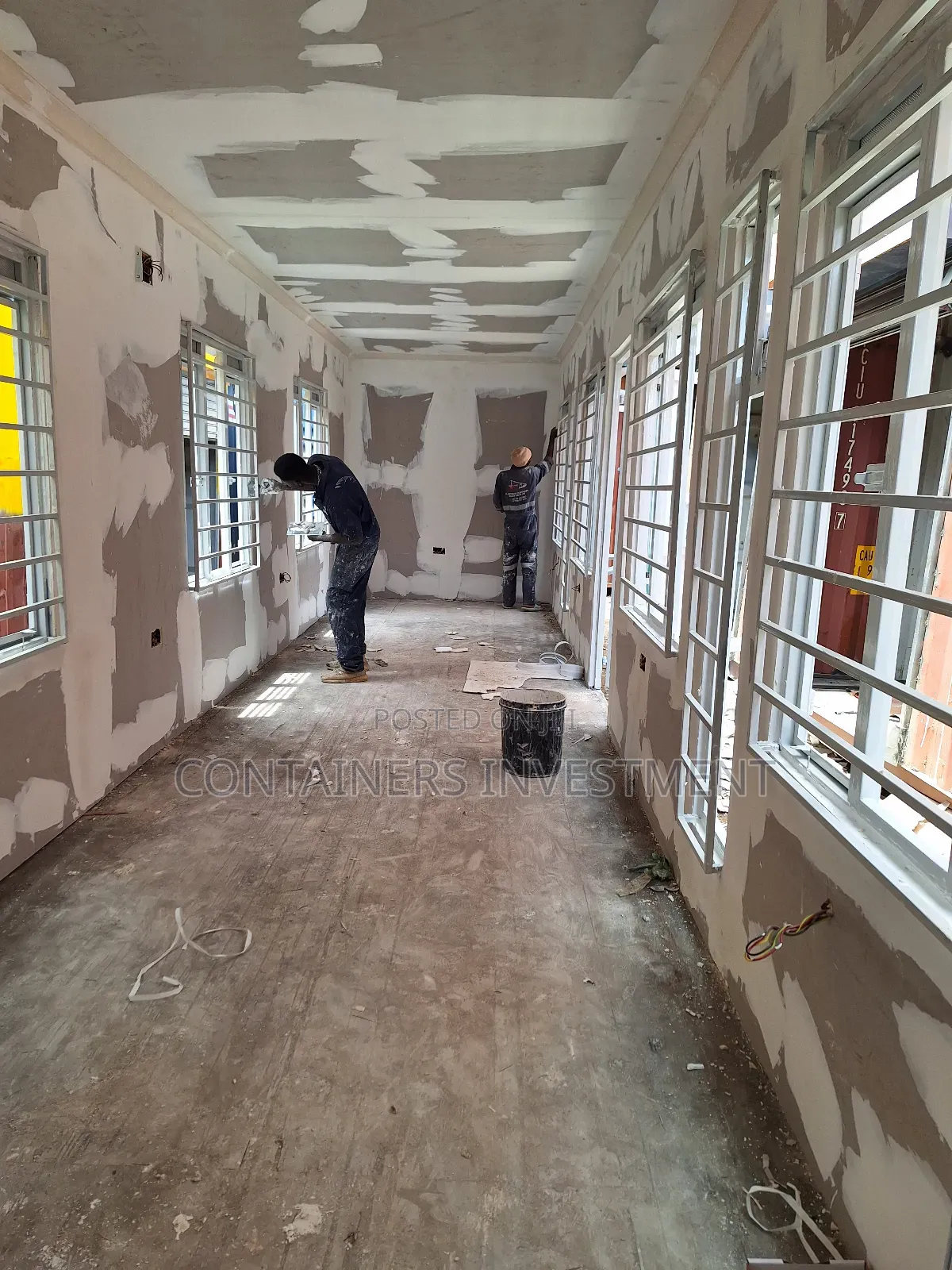Container Office Fabrication- Ongoing Project.