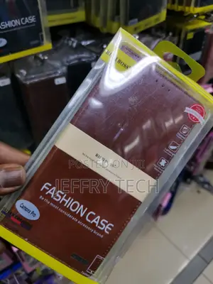 Universal Richboss Flip Cover for Tecno Camon X Pro-Brown