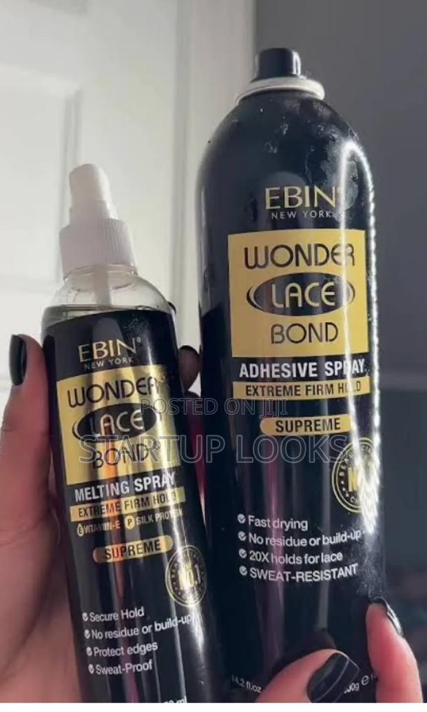 2pcs Ebin Wonder Lace Bond Adhesive and Lace Melting Spray