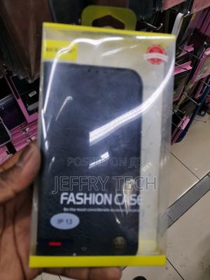 Universal Richboss Leather Flip Case for iPhone 13 -Black - thumbnail 2