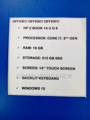 Laptop HP ZBook 14u 16GB Intel Core I7 SSD 512GB