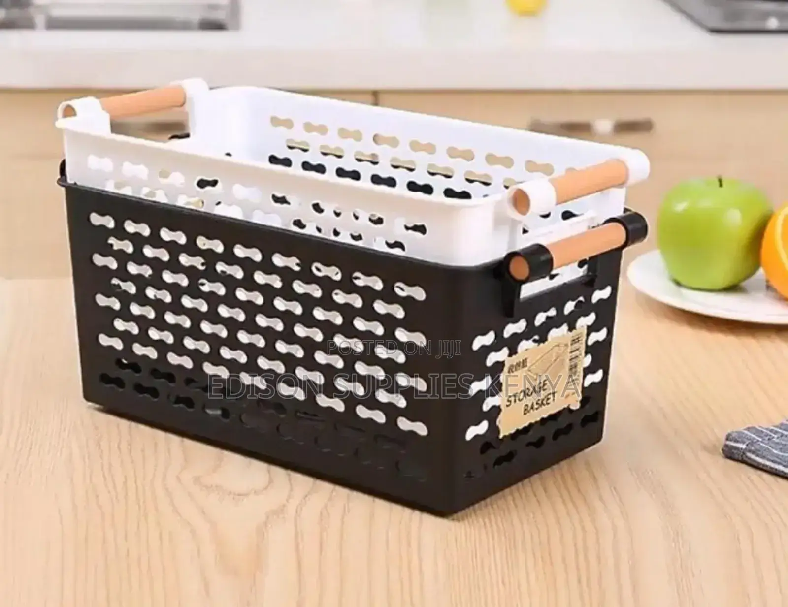 Storage Basket Multipurpose Storage Plastic Container