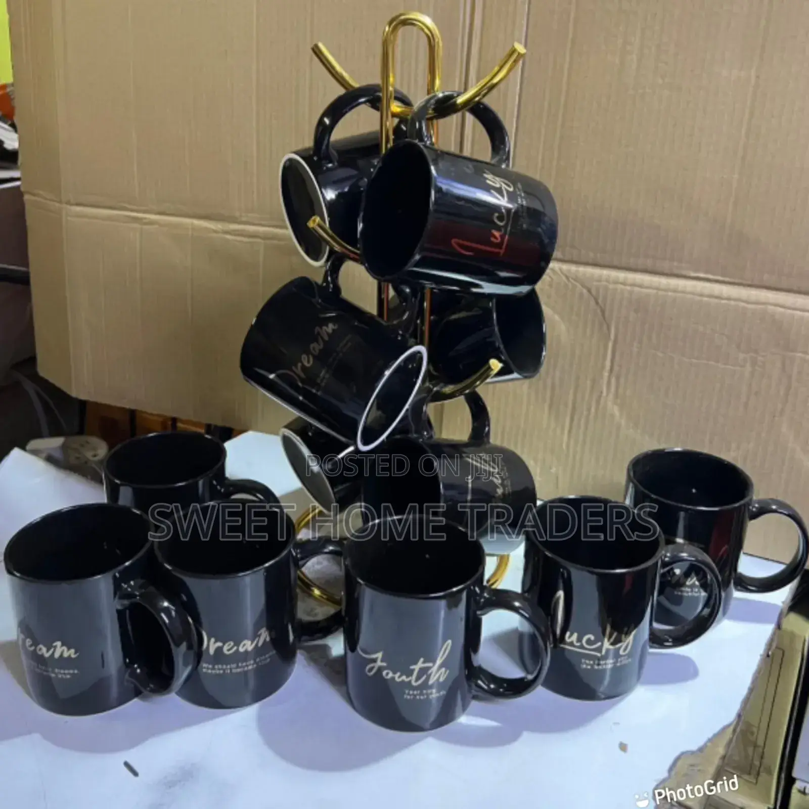 6 PCS Ceramic Mugs 32 Cl at 1200